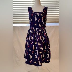ModCloth Space Cat Dress Large